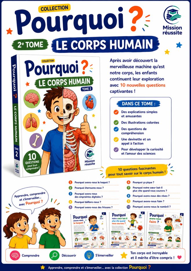 Couverture du tome 2 de la collection Pourquoi ? : Le corps humain