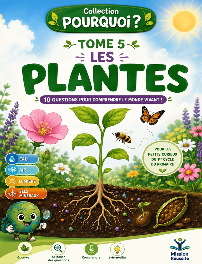 Couverture du tome 5 de la collection Pourquoi ? : Les plantes